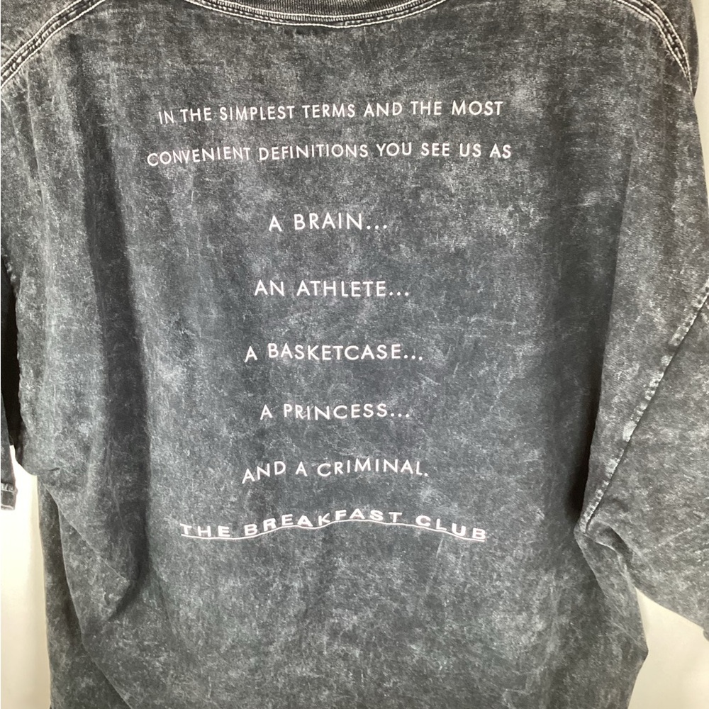 The Breakfast Club Crop Top Official Shirt Size Extra Large - Picture 2 of 3